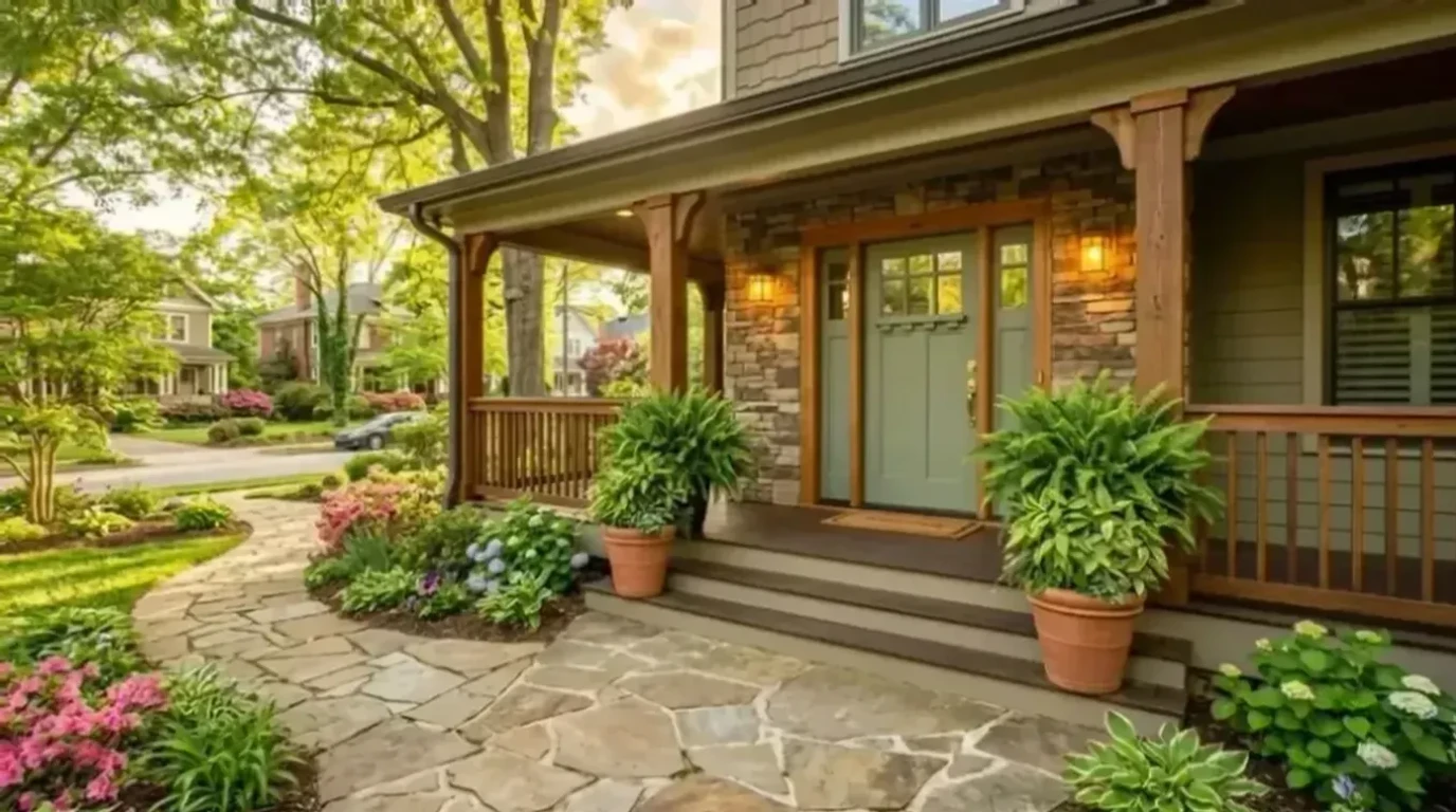 Welcome to Vera Builders — beautifully remodeled home entrance
